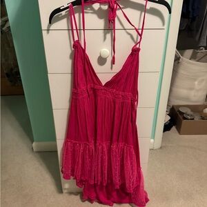 SHEIN Vibrant Pink Mini Dress